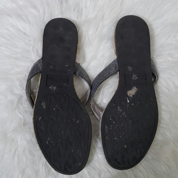 Michael Kors Youth 4 Demi Macie Gunmetal Sandal - Picture 4 of 5